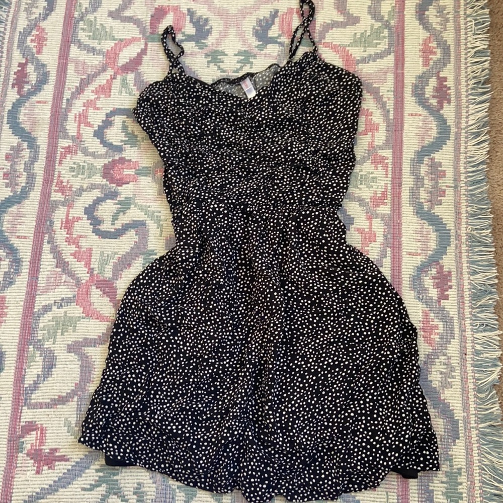Black and White Dotted Dress